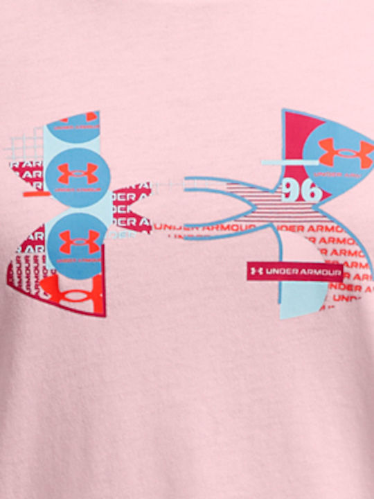 Παιδικό T-shirt Ροζ Logo