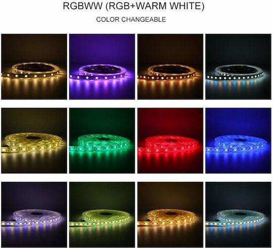 Wasserdicht LED-Streifen Fernseher 12V RGB Licht 10m Typ SMD5050 mit Fernbedienung
