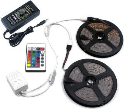 Bandă LED 12V Roșu Lumină 10m cu Telecomandă