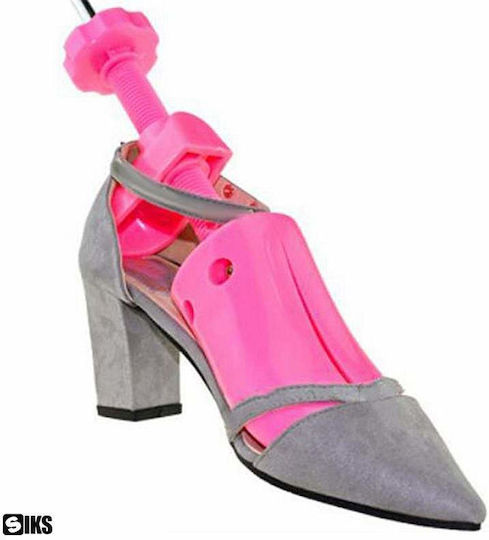 Adjustable Shoe Stretcher Widening Elongating Shoes Foot Shaper Device That Adapts To Foot Shape Unisex Abs Material Size 34 40 Pink