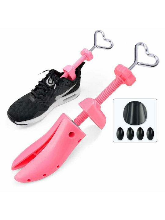 Întinzător de Pantofi Reglabil Lățire Alungire Pantofi Dispozitiv de Modelare a Piciorului Care se Adaptează la Forma Piciorului Unisex Material ABS Mărime 34 40 Roz