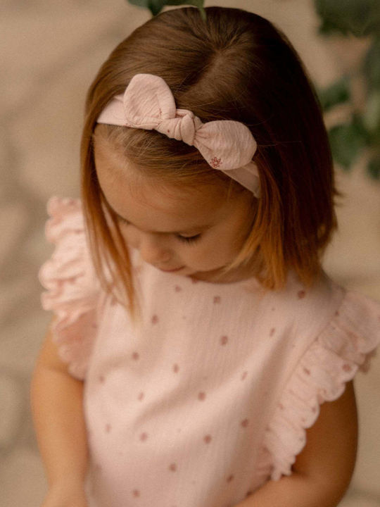 Kids Top Sleeveless Pink Lotus