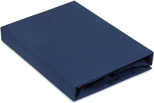Matex Cearșaf Single cu Elastic 100x200cm. Navy Blue