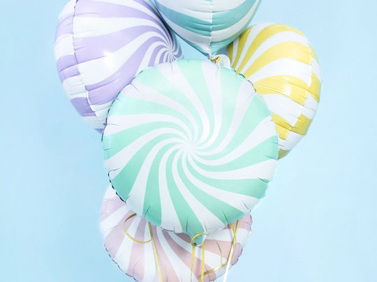 Μπαλόνι Foil Candy 'ασπρο Mint 45 Εκ