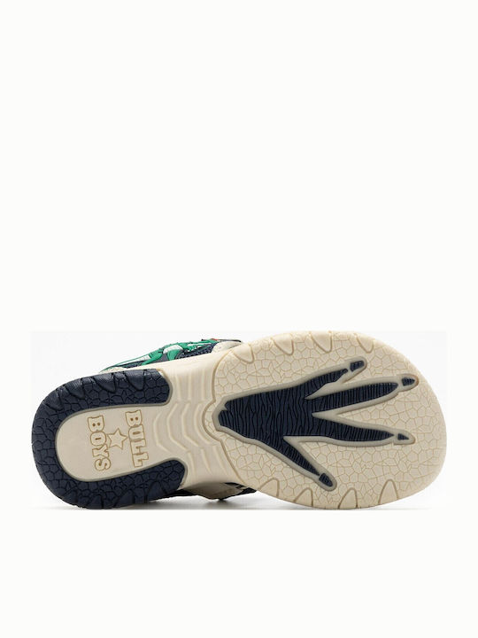 Kinder Sandalen mit Klettverschluss & Lichtern Grün