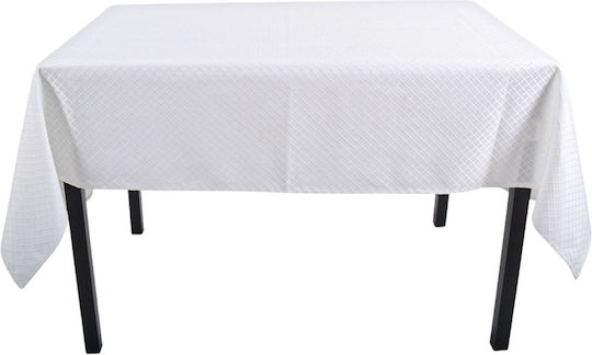 Ankor Tischtuch Fleckabweisend Weiß 140x220cm