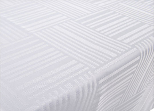 Ankor Tablecloth Stain Resistant White 140x180cm