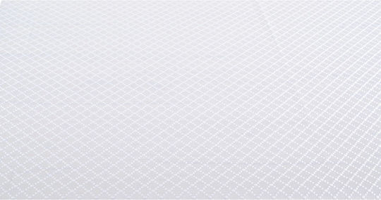 Ankor Τραπεζομάντηλο Αλέκιαστο Λευκό 140x220εκ.