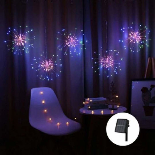 500 Lichter LED 5m. Mehrfarbige Solar Typ Feuerwerk 1Stück