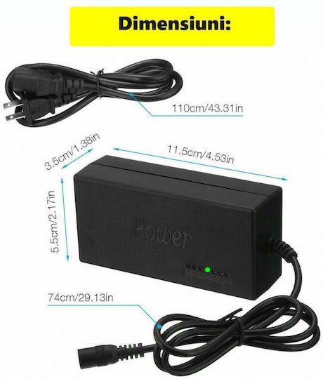 Universal Siks Laptop Charger 9 Connectors Socket Black