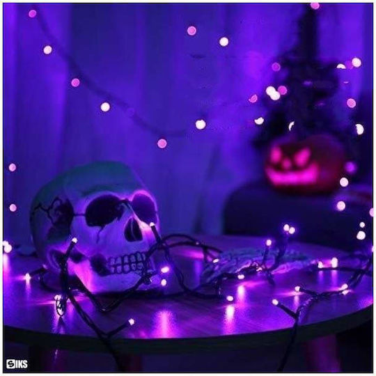 100 Lights LED 8m. Purple in String 1pcs