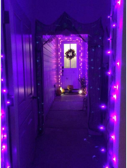 100 Lights LED 8m. Purple in String 1pcs