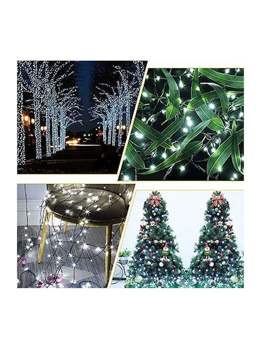 1000 Lights LED 100m. Cold White in String 1pcs