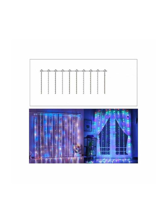 300 Lămpițe LED 3m. x 300buc Albe USB tip Plasă 1buc