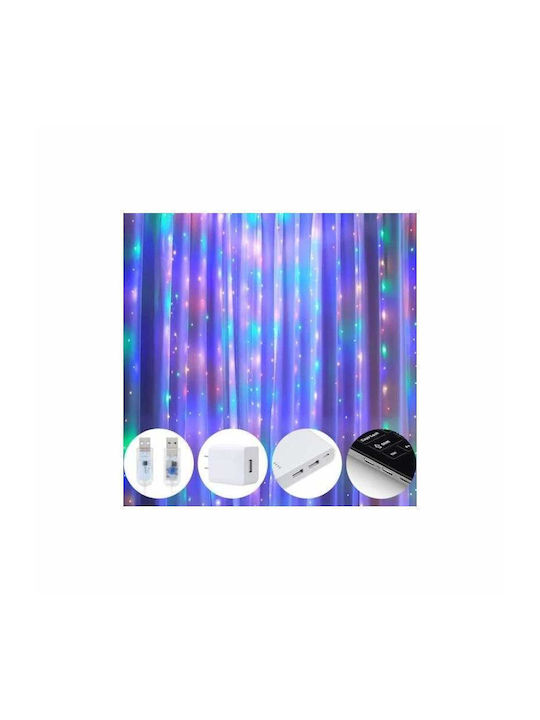 300 Lămpițe LED 3m. x 300buc Albe USB tip Plasă 1buc