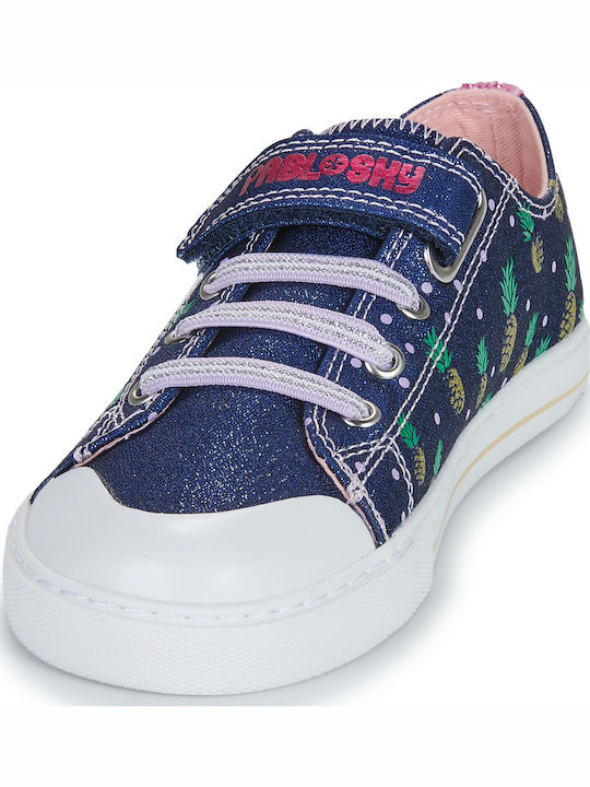 Kinder Sneakers mit Klettverschluss Blau