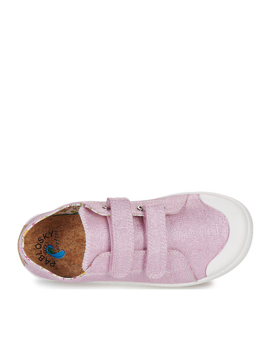 Παιδικά Sneakers με Σκρατς Ροζ