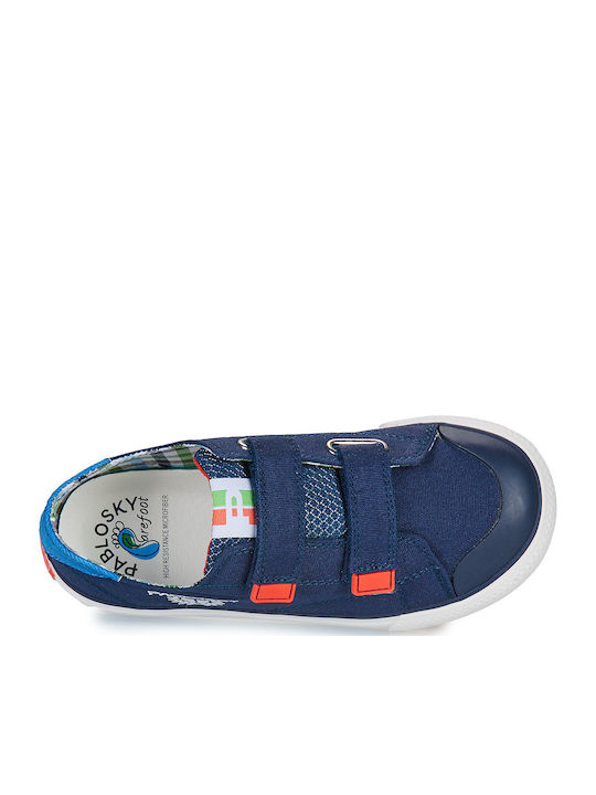 Παιδικά Sneakers με Σκρατς Μπλε