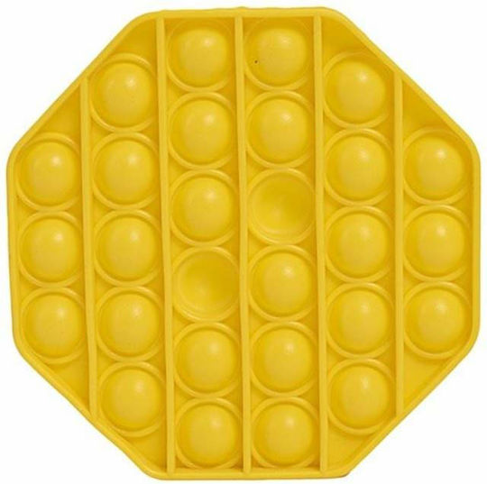 Pop it Fidget Σιλικόνης Κίτρινο