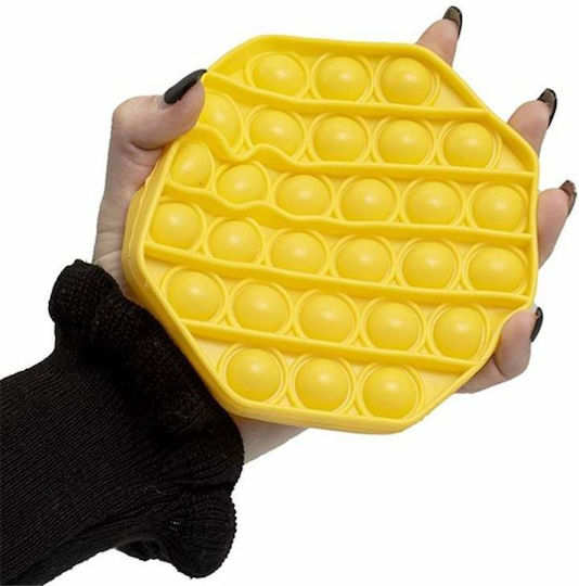 Pop it Fidget Σιλικόνης Κίτρινο