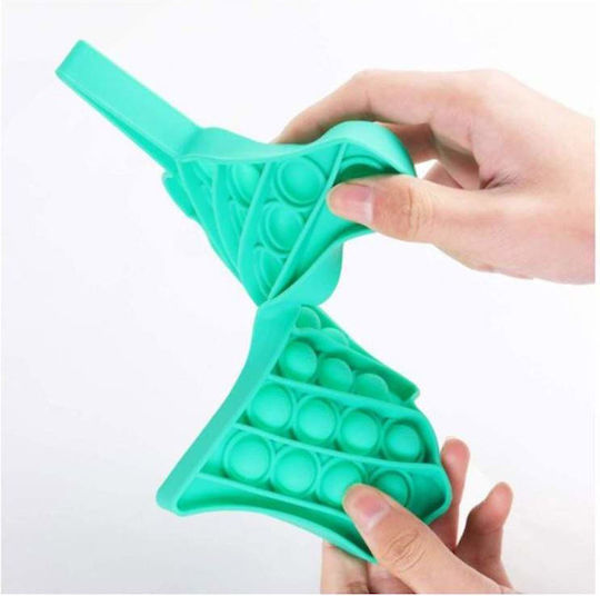 Pop it Fidget Σιλικόνης Τιρκουάζ