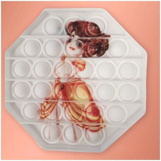 Pop it Fidget Silicon Alb