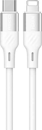 Recci USB-C to Lightning Cable 30W Λευκό 1.5m (RS22CL)