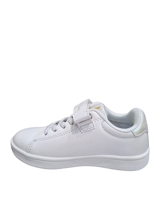 Kids Sneakers with Scratch White