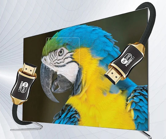 Verk Group HDMI 2.1 Ultra High Speed 48Gbps 4K 120Hz HDR VRR Kabel HDMI-Stecker - HDMI-Stecker 3m Schwarz