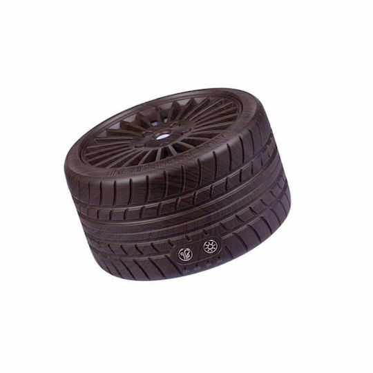Siks Tire-shaped Humidifier Aroma Diffuser Air Purifier Dark Wood