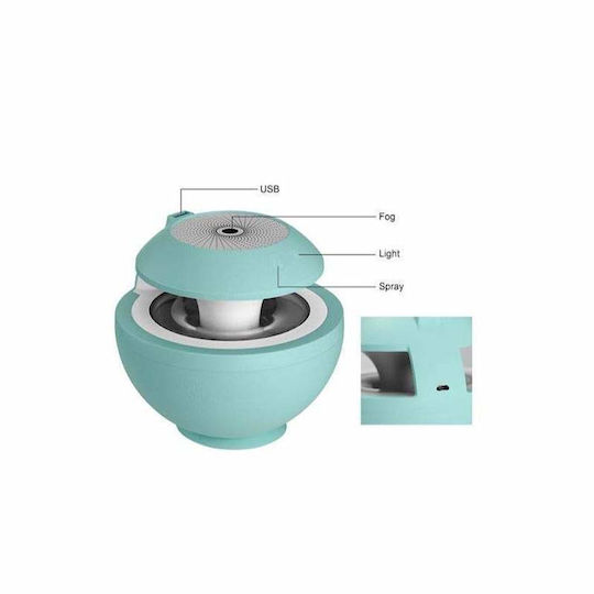 Siks Aroma Diffuser Humidifier 400 Ml Projector Lamp Turquoise