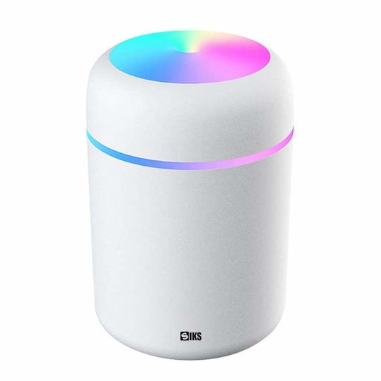 Siks Humidifier Aroma Diffuser White 12x7.5 Cm