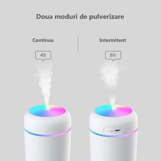 Siks Humidifier Aroma Diffuser White 12x7.5 Cm