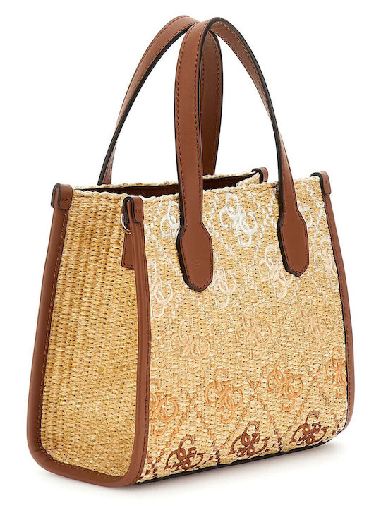 Guess Γυναικεία Tote Τσάντα Ψάθινη