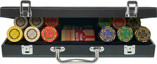 Pokeritems Protagon Σετ 300 Αριθμημένες Μάρκες Poker σε Βαλίτσα με 2 Τράπουλες