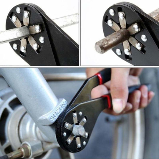 Cheie Universală Bionic Siks 8" Magic Cheie Hexagonală Neagră