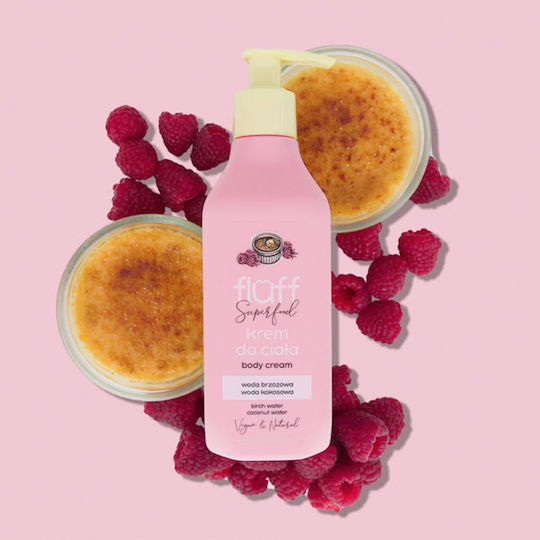 Fluff Creme Brûlée Raspberries Ενυδατική Κρέμα Σώματος για Ξηρές/Πολύ Ξηρές Επιδερμίδες 200ml