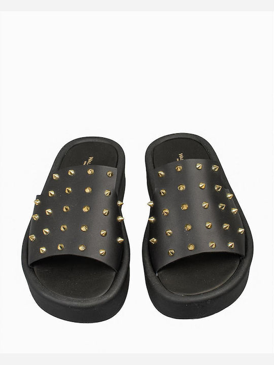 Γυναικεία Σανδάλια Flatforms Μαύρα
