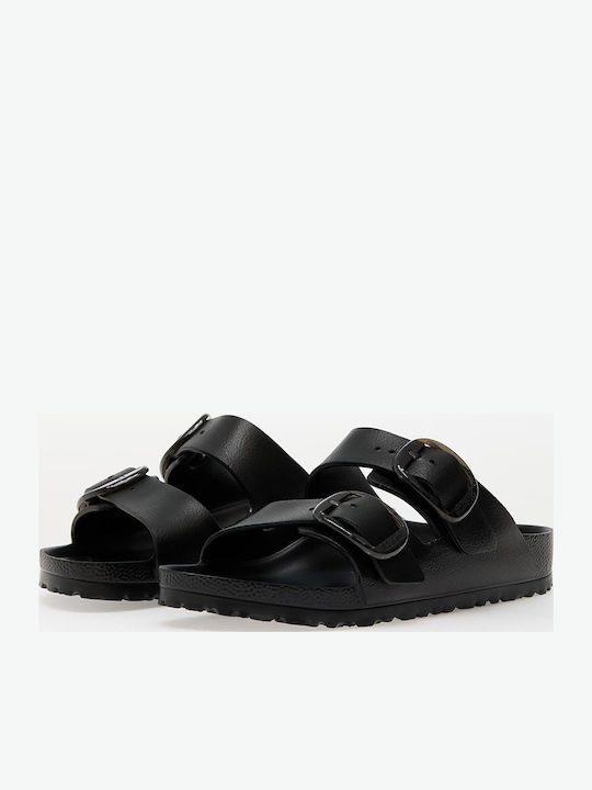 Arizona Big Buckle Flip Flops in Sandal Style in Black Colour