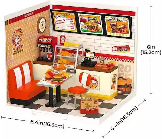 Robotime Construction Toy Yum Yum Burgers for Children 8+ years old+ Years
