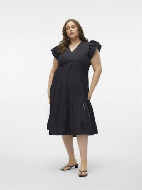 Summer Midi Dress Black