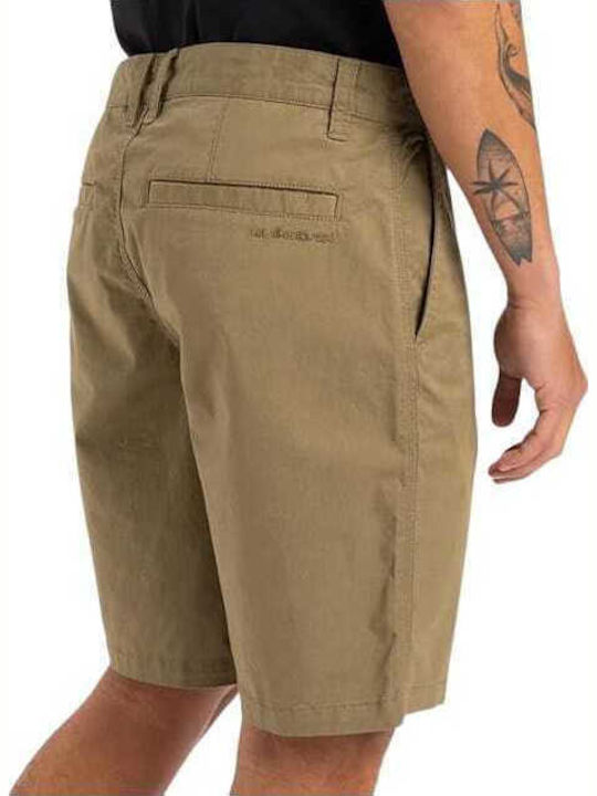 Bermudă de Bărbați Chino Olive