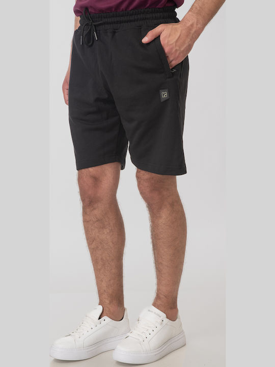 Pantaloni Scurți Bărbați Sport Negri
