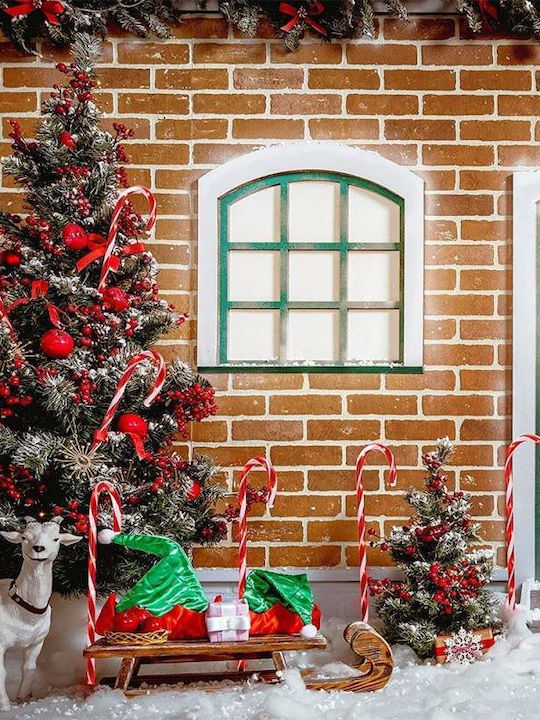 Set de instalații solare decorative Siks pentru exterior 5 decorațiuni luminoase Acadele de Crăciun Alb Cald Panou Solar Înălțime 40 cm