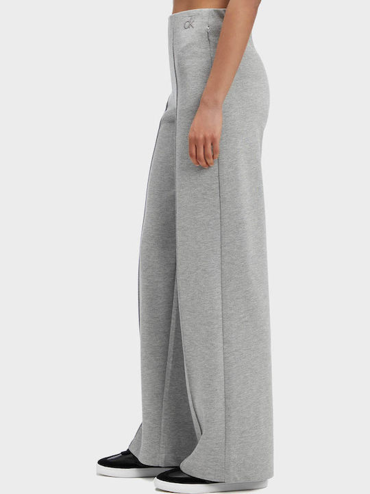 Damen Stoff Hose Light Grey Melange