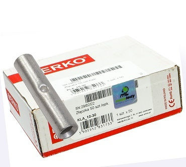 Uninsulated Cu Sleeve Kla 10-30 Erko 50pcs