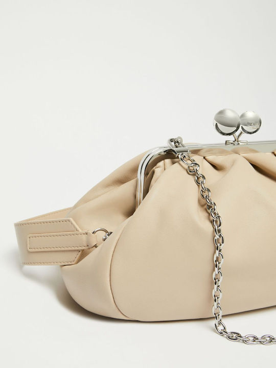Cubico Leather Women's Bag Crossbody Beige