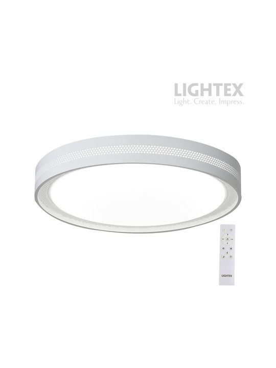 Lightex Φωτιστικό Πλαφονιέρα LED με Τηλεχειριστήριο