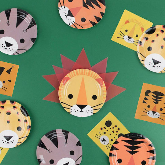 Jungle Animals Napkins 12.5×12.5cm – 20 Pieces