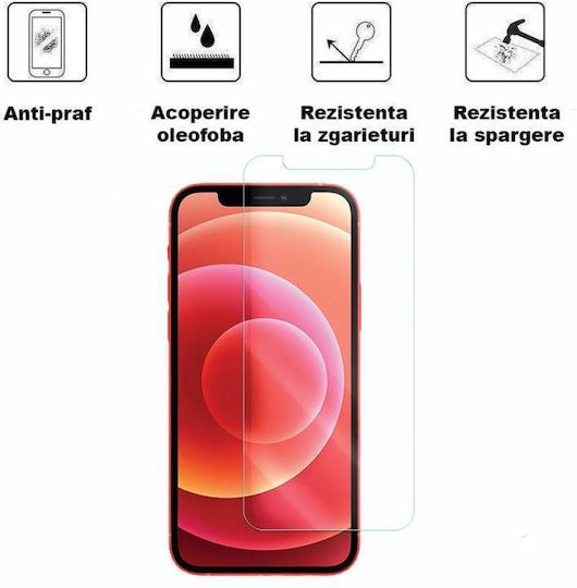 Folie de sticlă Siks pentru iPhone 12 Pro Model 2 Aplicare ușoară Anti-amprentă Duritate 9H Transparentă